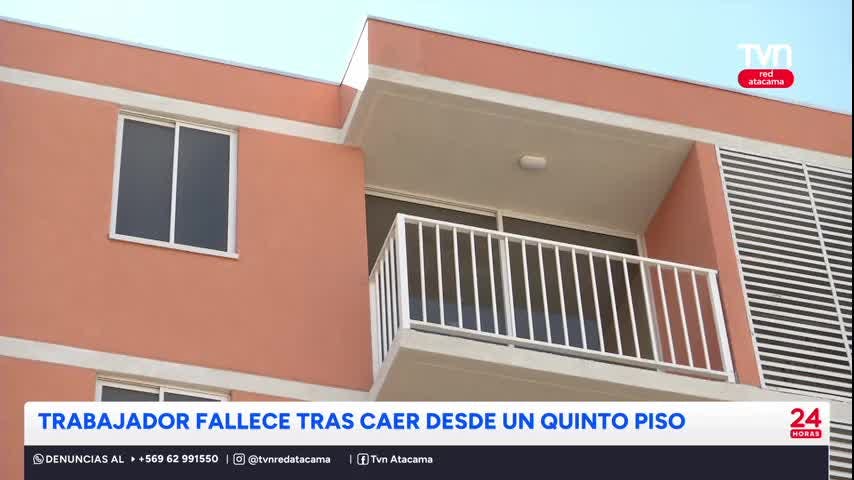 Fallece trabajador tras caer desde edificio en construcción