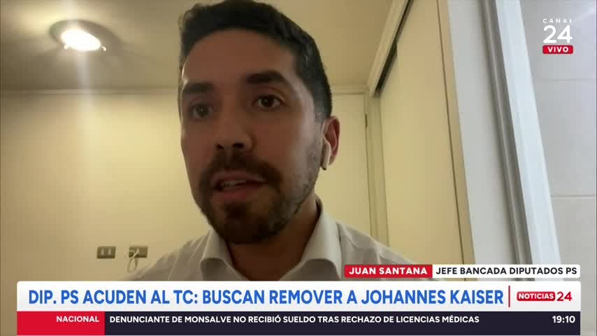 Diputado Santana y requerimiento para remover a Kaiser: “El presidente de la Cámara debe presentar una querella”