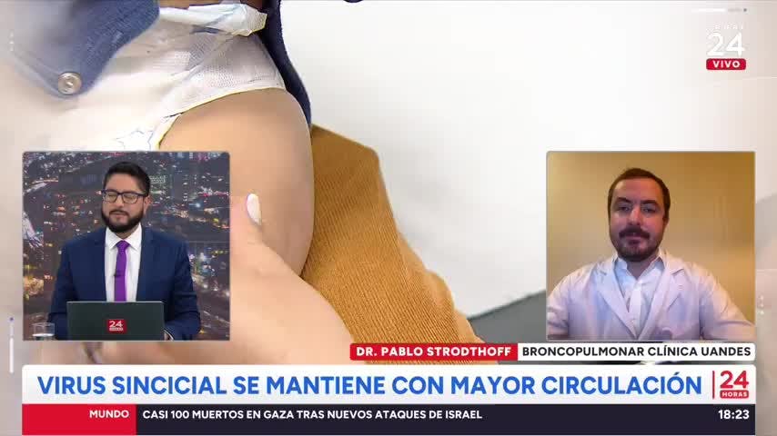Broncopulmonar y alta circulación de virus sincicial: “Un paciente que cambia su nivel de consciencia es signo de alarma”