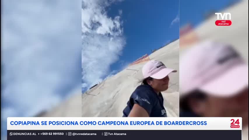 Copiapina sigue triunfando en el sandboard a nivel mundial