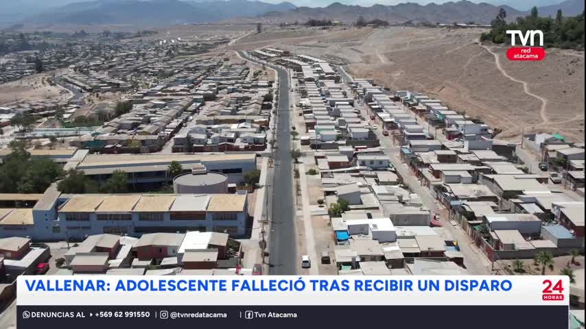 Investigan homicidio de adolescente en Vallenar