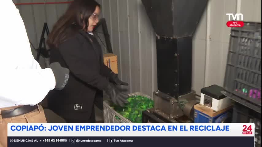 Copiapino apostó por un innovador emprendimiento de reciclaje
