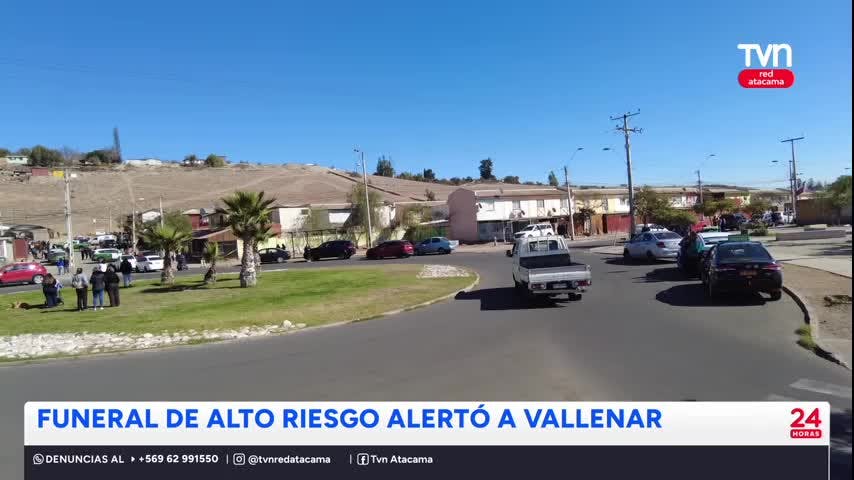 Funeral de alto riesgo alertó a la comuna de Vallenar