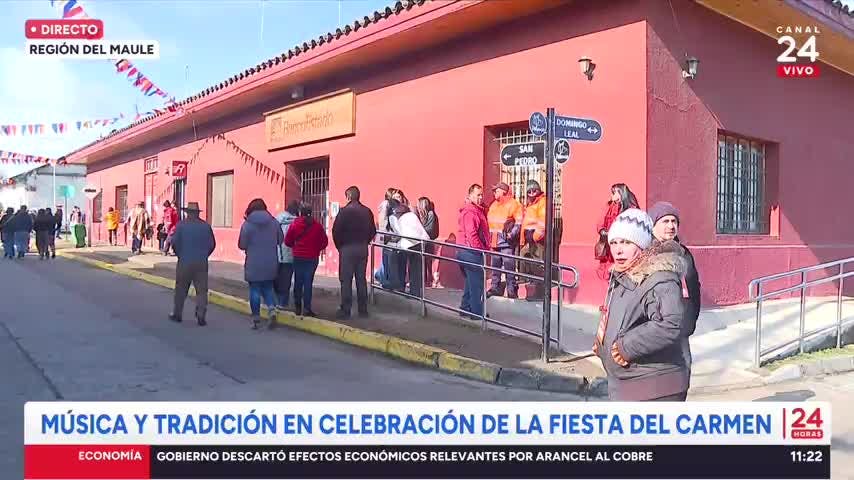 Pelarco: música y tradición en celebración de la Fiesta del Carmen