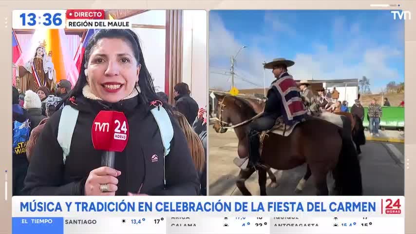Masiva celebración a Virgen del Carmen