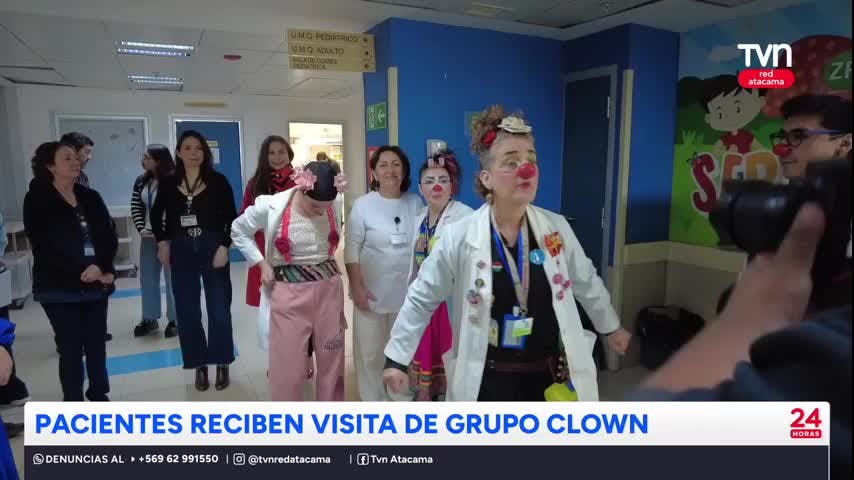 Festival de Circo llegó hasta el Hospital Regional de Copiapó