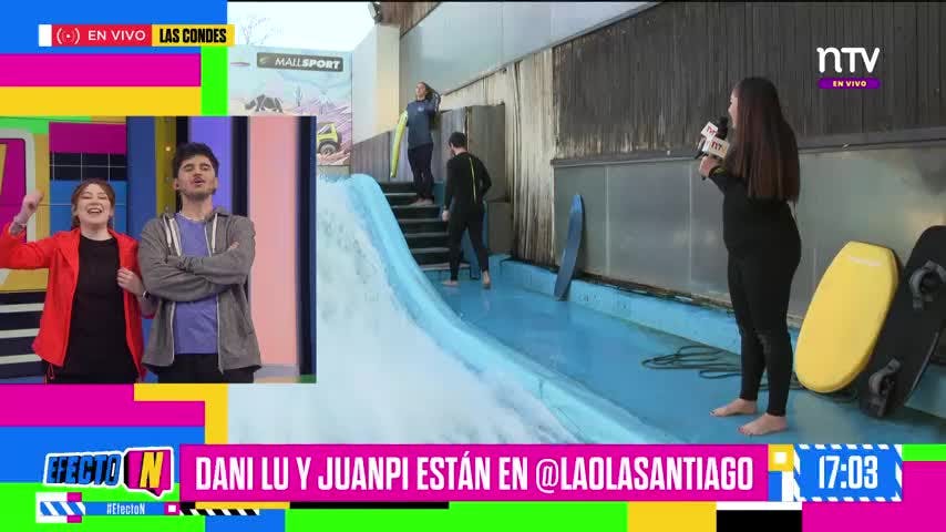 Desafío aceptado: Juanpi y Dani Lu enfrentan a "LA OLA"