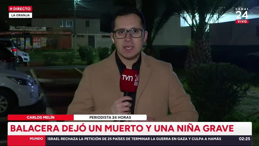 Balacera dejó a padre fallecido y a su hija de 7 años en riesgo vital en La Granja 