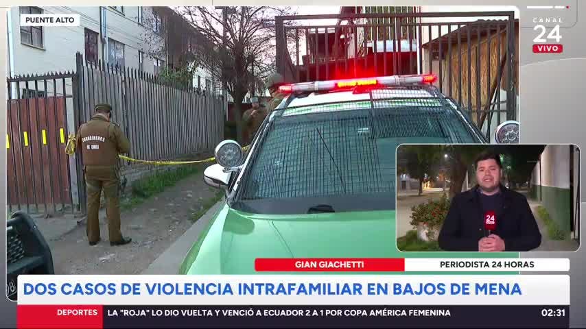 Hombre apuñaló a su hijo de 4 años y atacó a su pareja en Puente Alto: Carabineros frustró la agresión