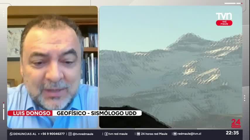 Actividad sísmica en complejo volcánico Planchón - Peteroa  