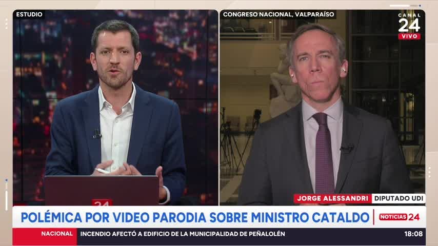 Alessandri y parodia de Cataldo: “Decir que Evelyn Matthei tiene Alzheimer es ofensivo nivel 10 y este video es nivel 1”
