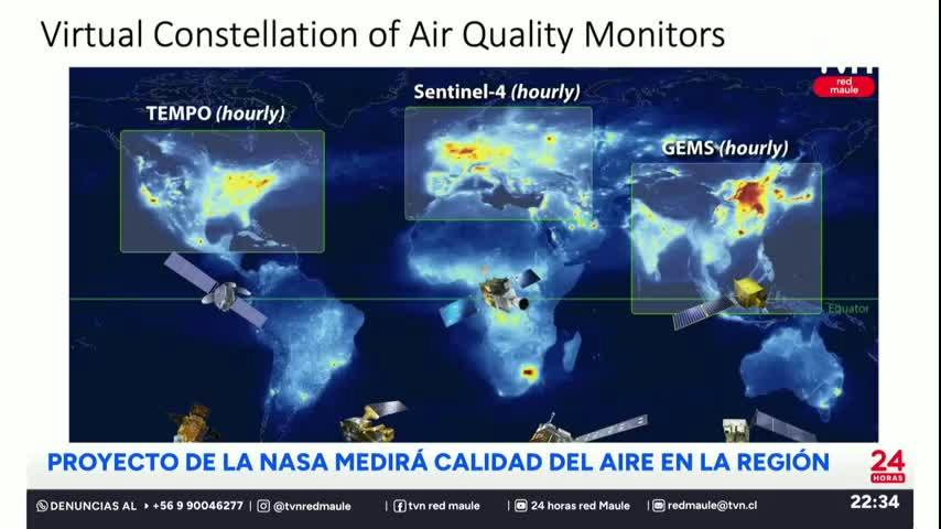 Proyecto de la NASA medirá calidad del aire en el Maule