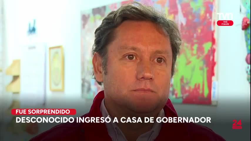 Hijo de Gobernador se dio cuenta que desconocido entró a su hogar