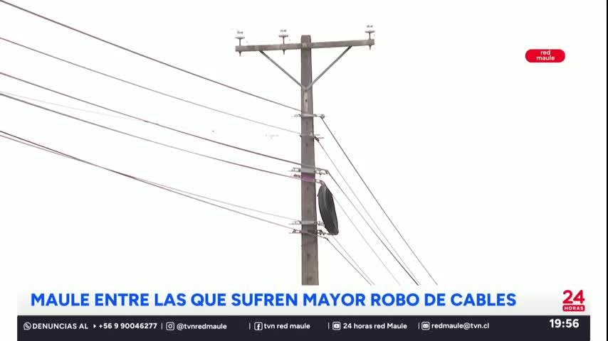 Aumento en robo de cables eléctricos