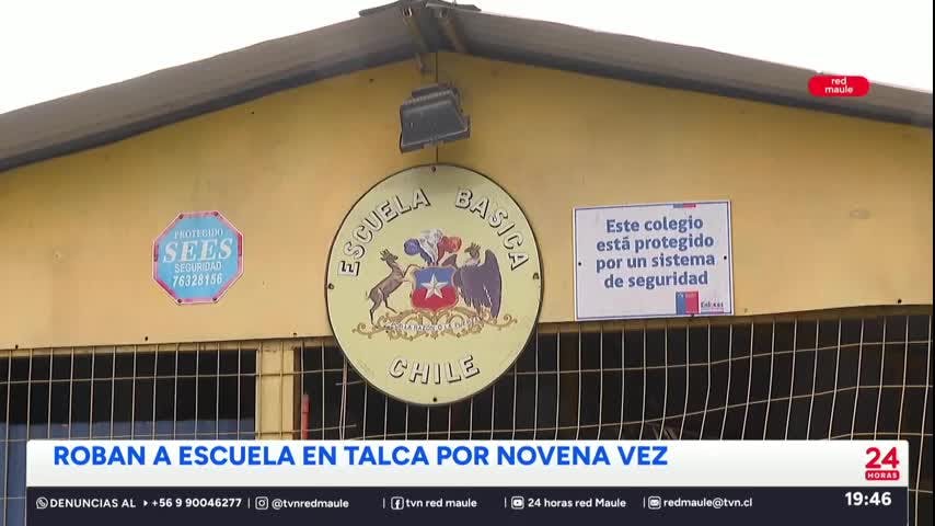 Escuela Juan Luis Sanfuentes es víctima de robo por novena vez