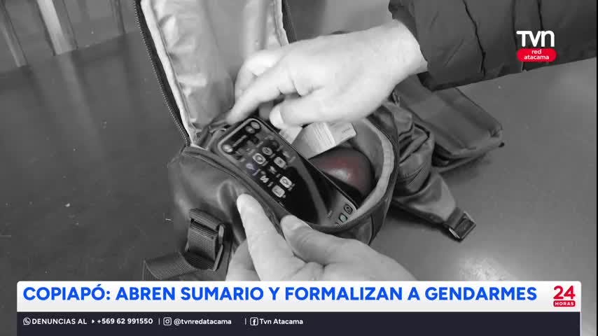 Copiapó: Formalizan a gendarmes