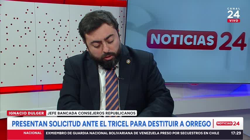 Consejero Dülger y requerimiento contra Claudio Orrego: “Con solamente un cargo que se acepte, queda cesado en el cargo”