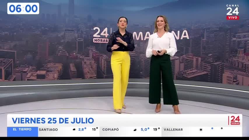 24 Horas Tu Mañana - Viernes 25 de julio 2025