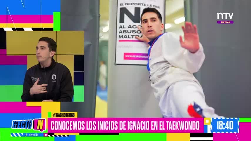 El chileno que brilla en el taekwondo mundial: Nacho Morales en Efecto N 