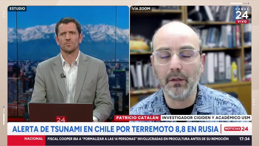 Investigador y evacuaciones por amenaza de tsunami: “La naturaleza nos puede sorprender y llevar a tomar decisiones equivocadas”