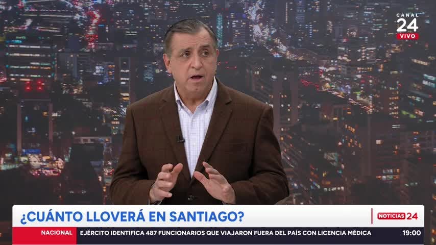 Iván Torres por sistema frontal: “Es una precipitación importantísima”