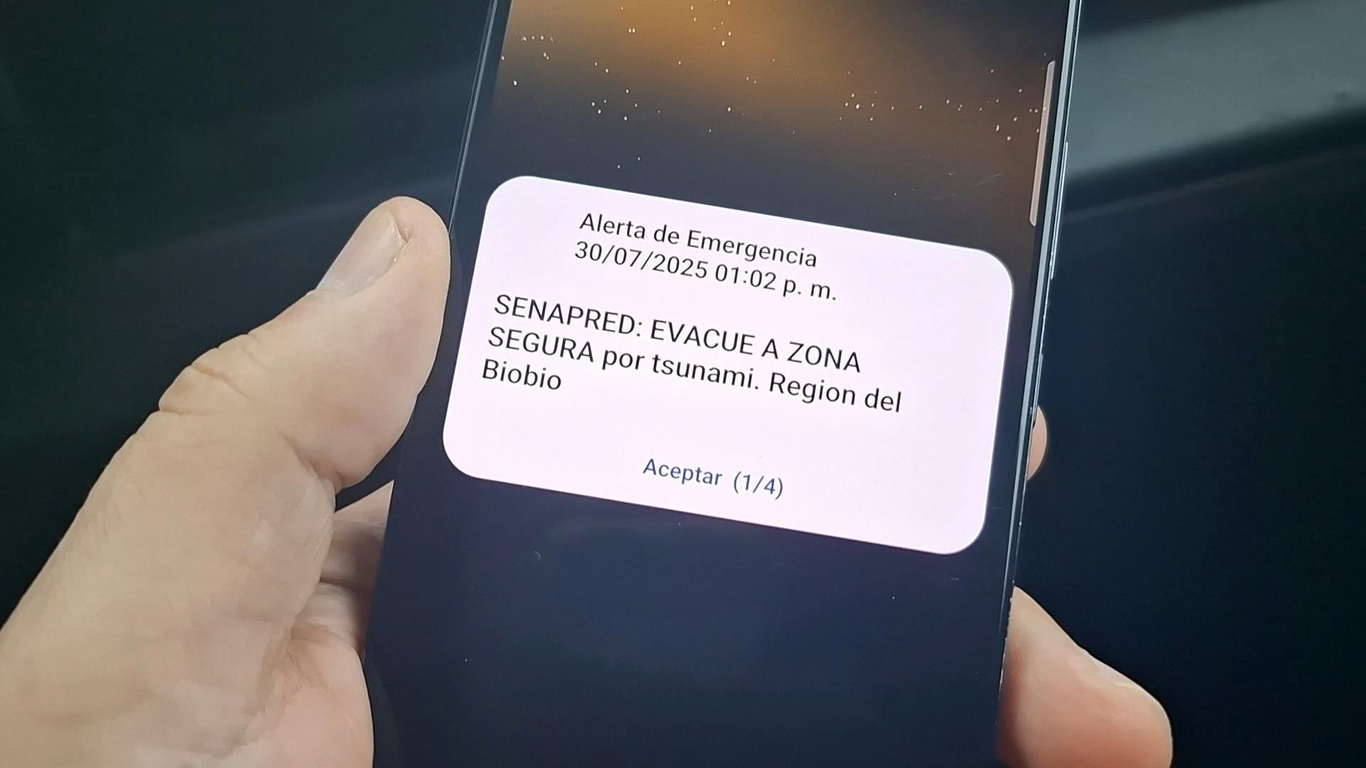 Un balace positivo hubo del manejo de la emergencia originada por el tsunami ruso en la Región del Biobío