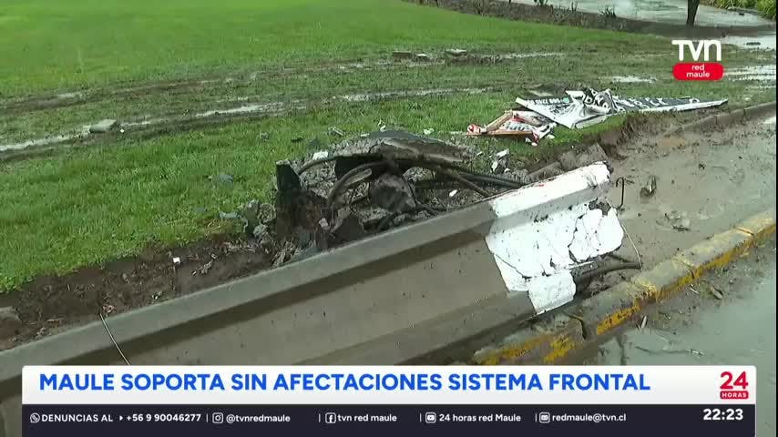 Maule soportó la primera jornada del sistema frontal