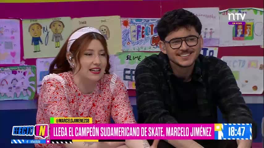 Marcelo Jiménez, campeón sudamericano de skate en Efecto N 
