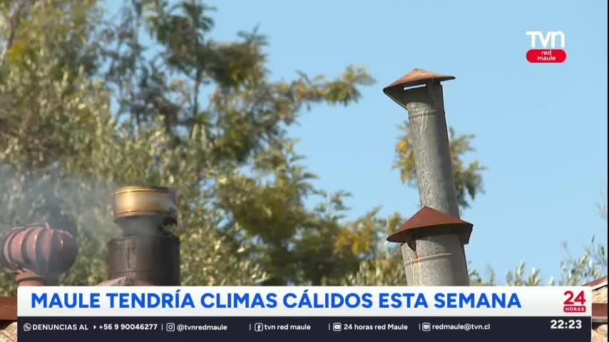 Maule tendría climas primaverales esta semana