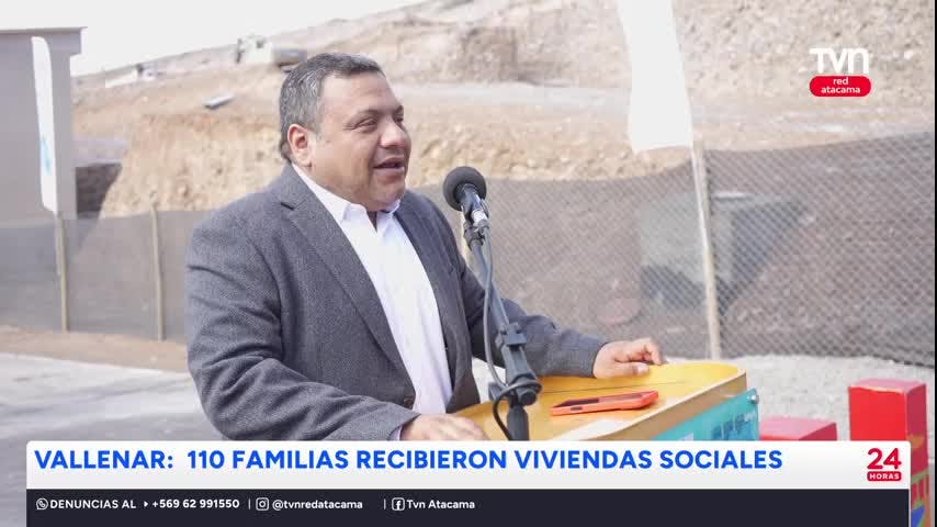 Vallenar: 110 familias recibieron viviendas