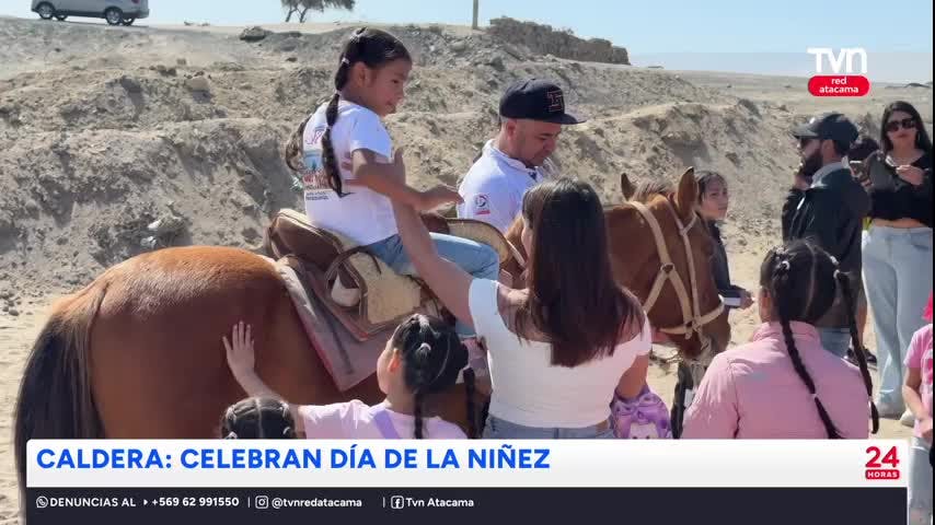 Caldera: celebran Día de la Niñez