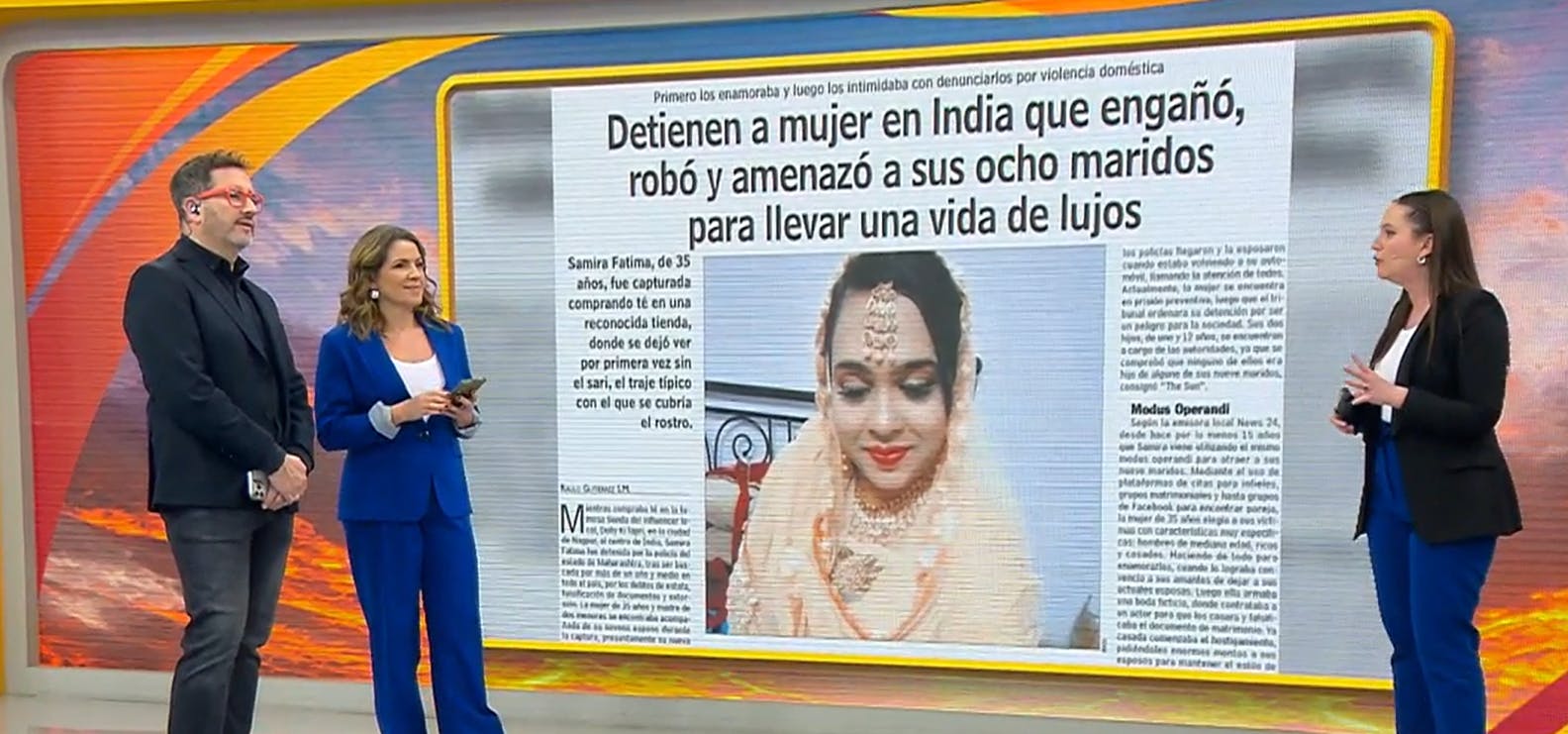 Escándalo en la India: Engañó y amenazó a sus ocho maridos para vivir de lujos 