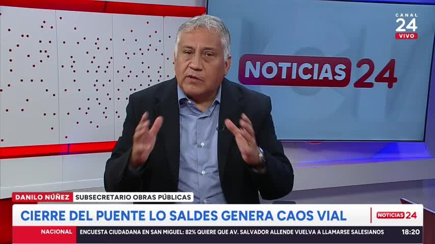 MOP y caos vial por cierre de puente Lo Saldes: “Hay que planificar los viajes”