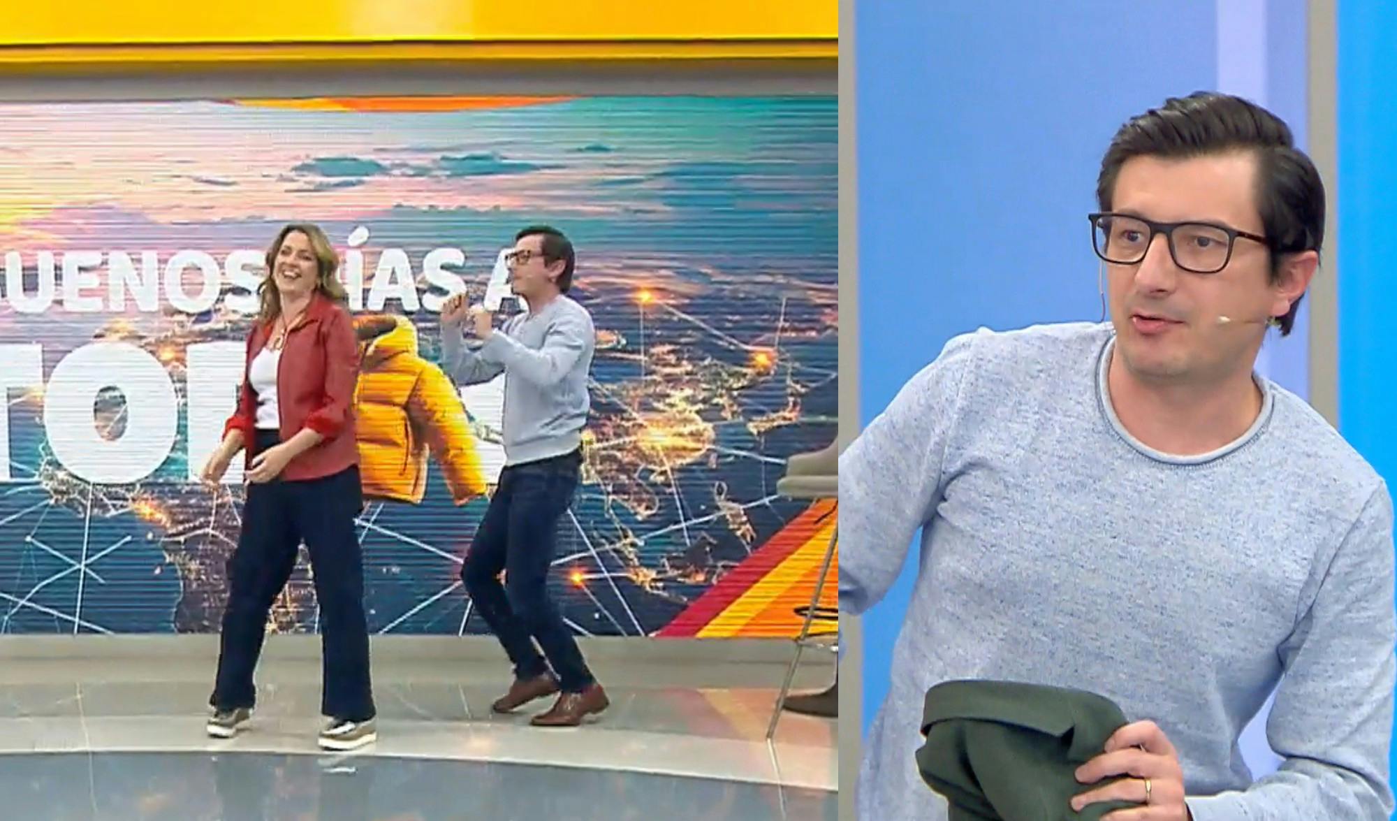 Alberto Precht comienza su fin de semana con sorpresivo baile en el "Buenos Días a Todos" 
