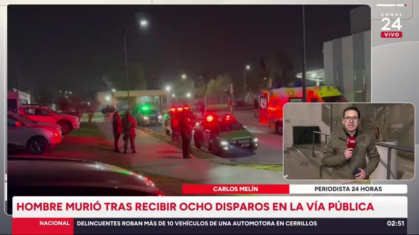 Violenta noche en La Pintana: distintas balaceras terminaron con un fallecido y tres heridos