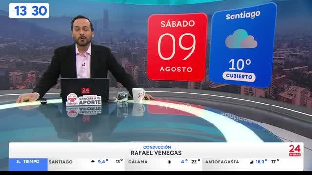 24 Horas al Día - viernes 8 de agosto 2025