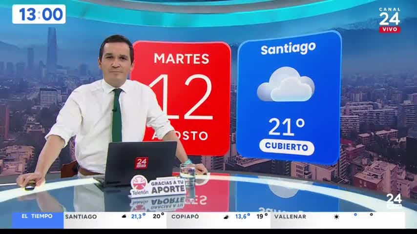 24 Horas al Día - martes 12 de agosto 2025