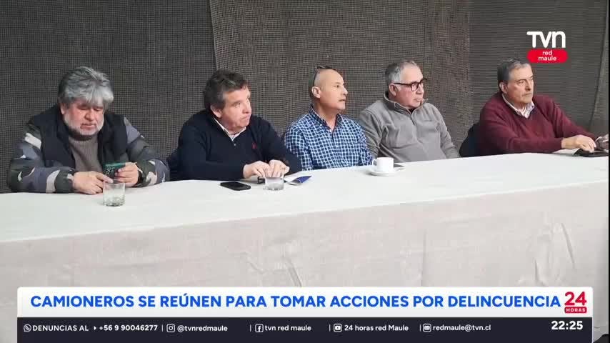 Camioneros se reúnen de urgencia en Curicó