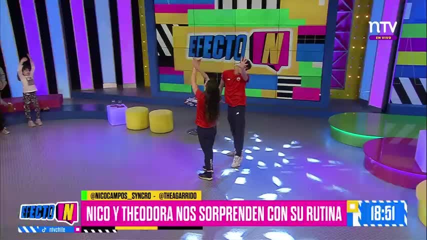 TOP 8 MUNDIAL: Nicolás y Thea, orgullo chileno en natación artística