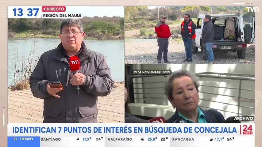 Intervendrían río Loncomilla en búsqueda de concejala