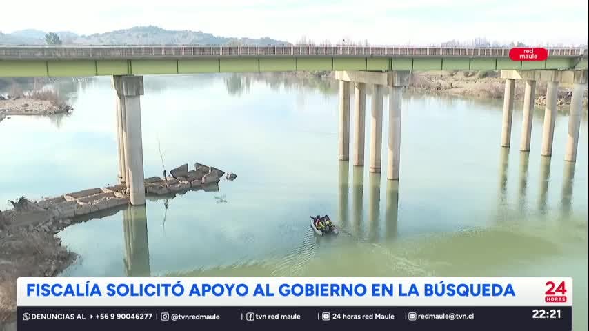 Fiscalía pide maquinaria pesada para intervenir Río Loncomilla en busca de concejala