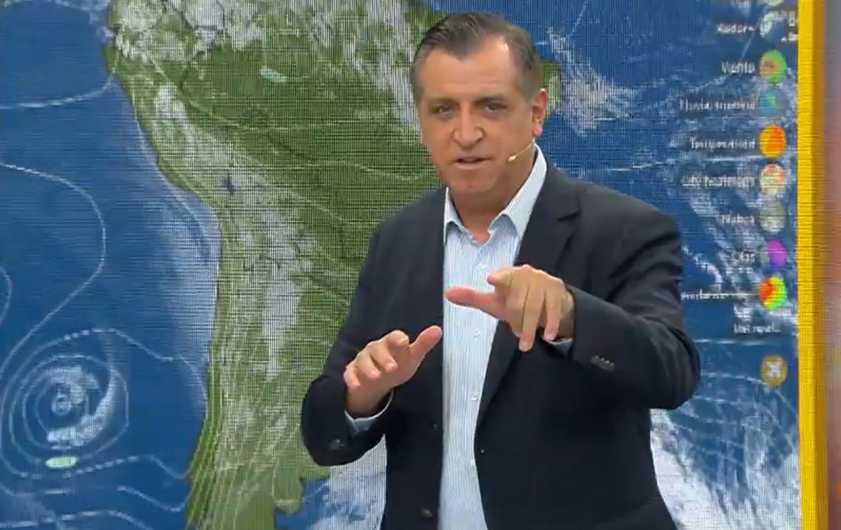 "Habrán lluvias": El tajante informe del tiempo de Iván Torres para este fin de semana largo