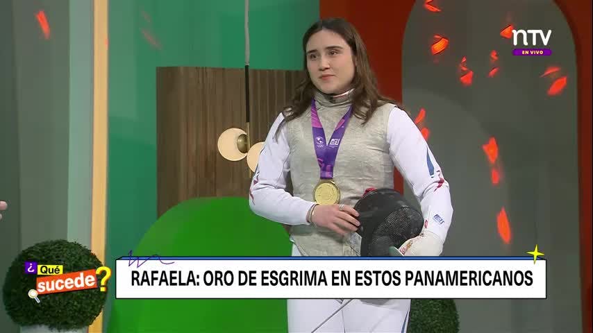 En ¿Qué Sucede?: Rafaela Santibáñez brilla en los Juegos Panamericanos Junior