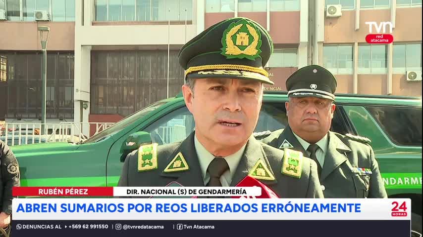 Sumarios por casos de reos que quedaron libres por error