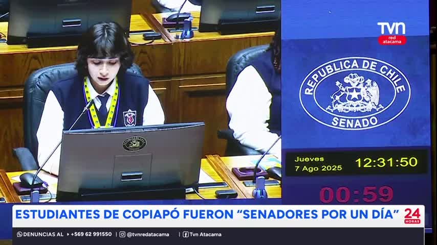 Visita pedagógica en el Congreso