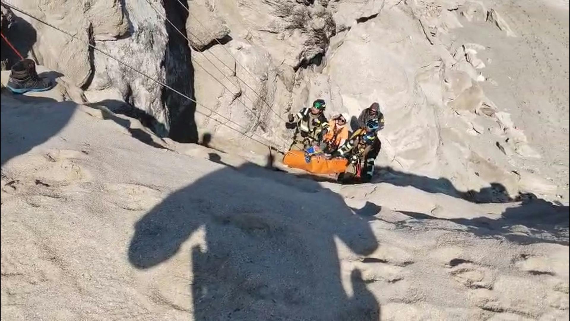 Accidente en parapente dejó dos personas lesionadas 