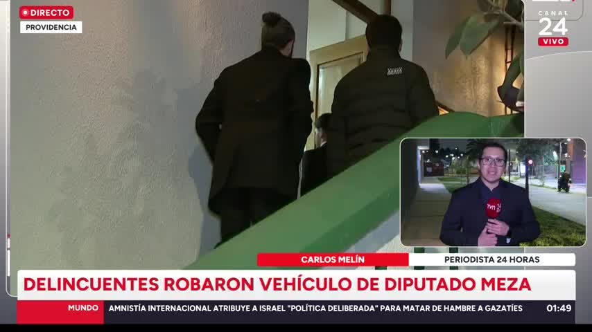 Diputado Meza junto a su sobrina sufren violento robo de auto en Huechuraba