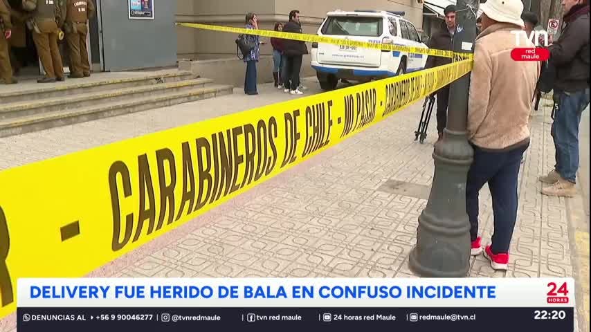Un herido de bala tras confuso incidente en centro de Talca