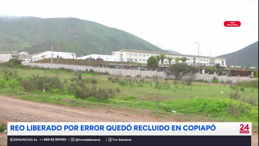 Reo quedó recluido en Copiapó