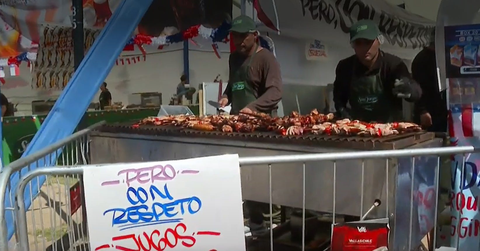 Comienza instalación de fondas en Parque O'Higgins